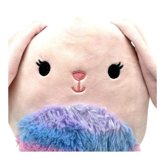 Squishmallow Bop the Bunny Rainbow Belly 8 inch 2022 Animal Toy Plush Kellytoy - Picture 3 of 12